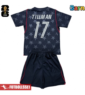 Förenta stater Malik Tillman #17 Bortatröja Barn VM 2026 Kortärmad (+ Korta byxor)